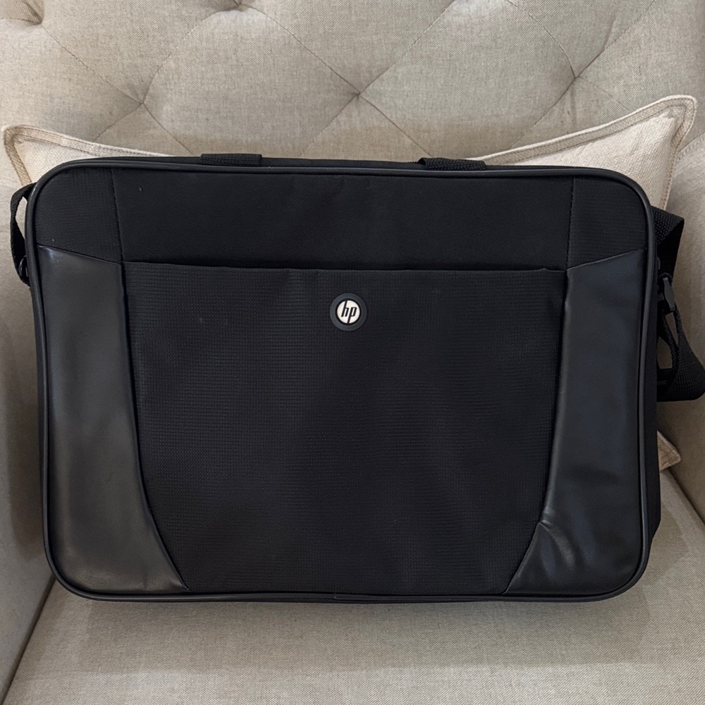 HP Classic Black Laptop Bag for Men